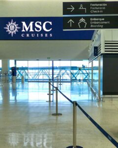 Señalización de Signes para MSC Cruceros